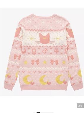 sailor moon Luna & guardian box lunch collab sweater size XL NWT